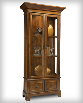 Philip Reinisch Co. 94362 - ColorTime Artistry Display Cabinet in Chestnut